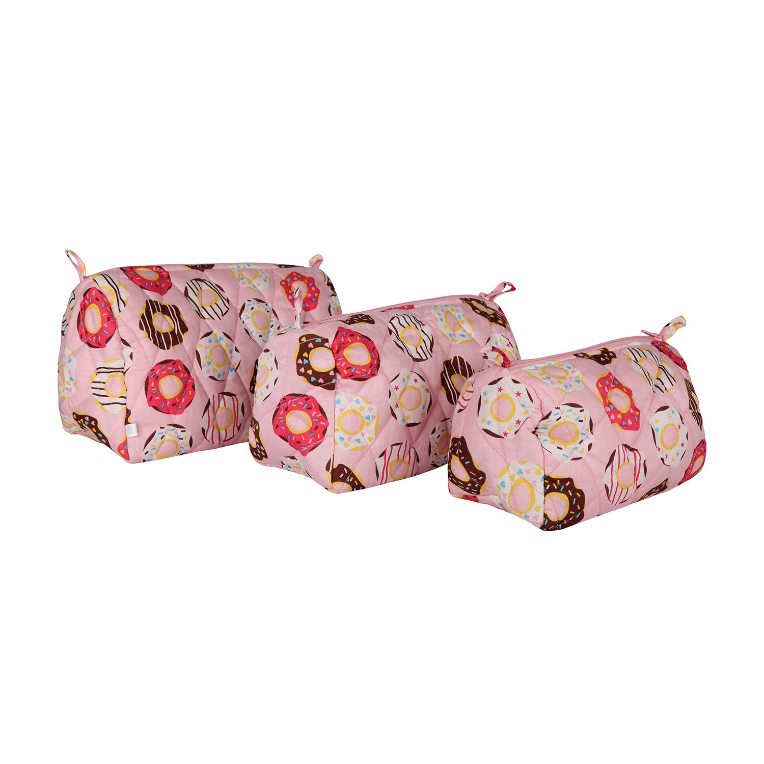 Pouch Set - Donuts (Set of 3)