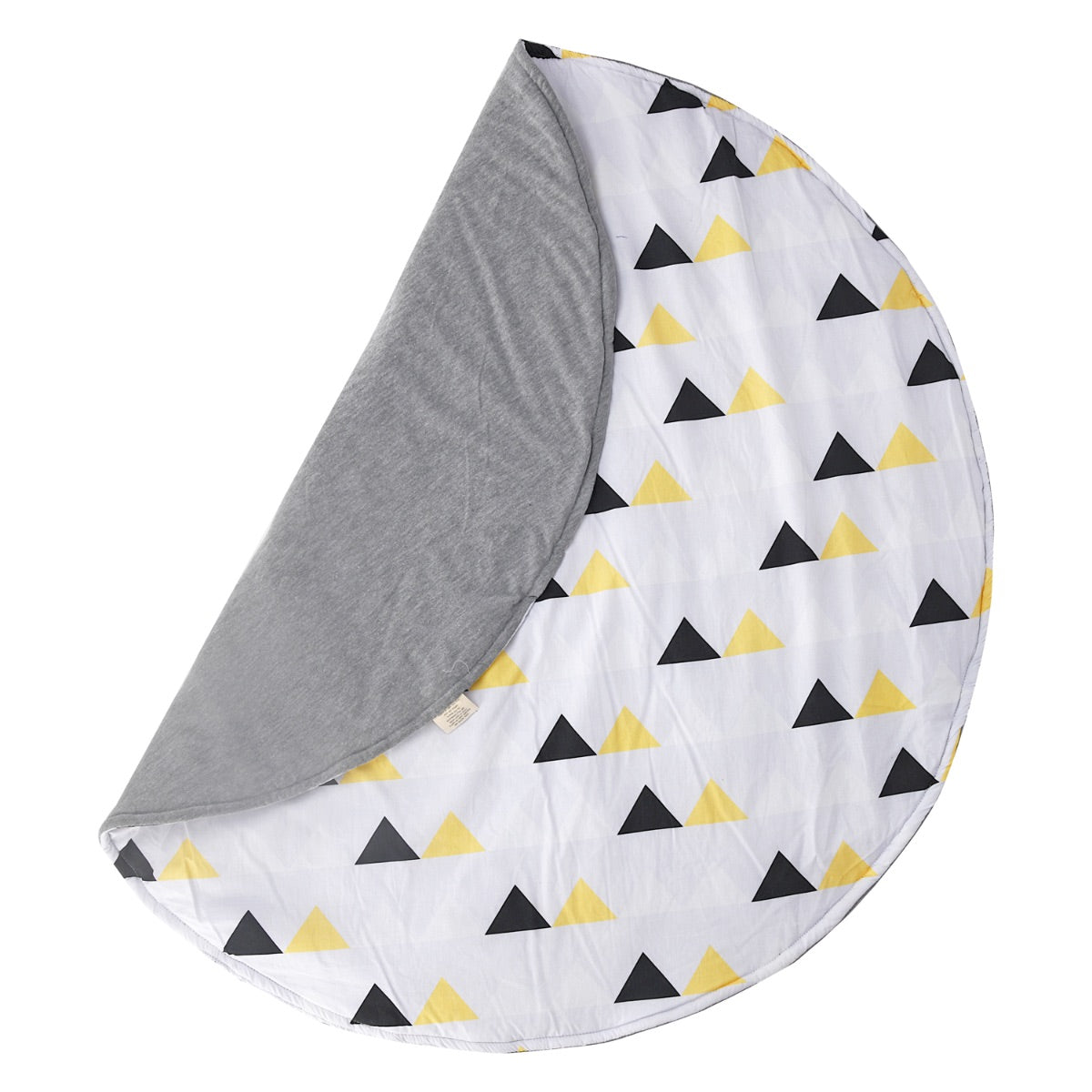 Little By Little Triangles Baby Playmat, Grey