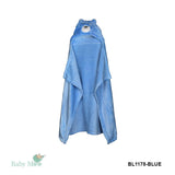 BFF Bear Blue Animal Hooded Blanket