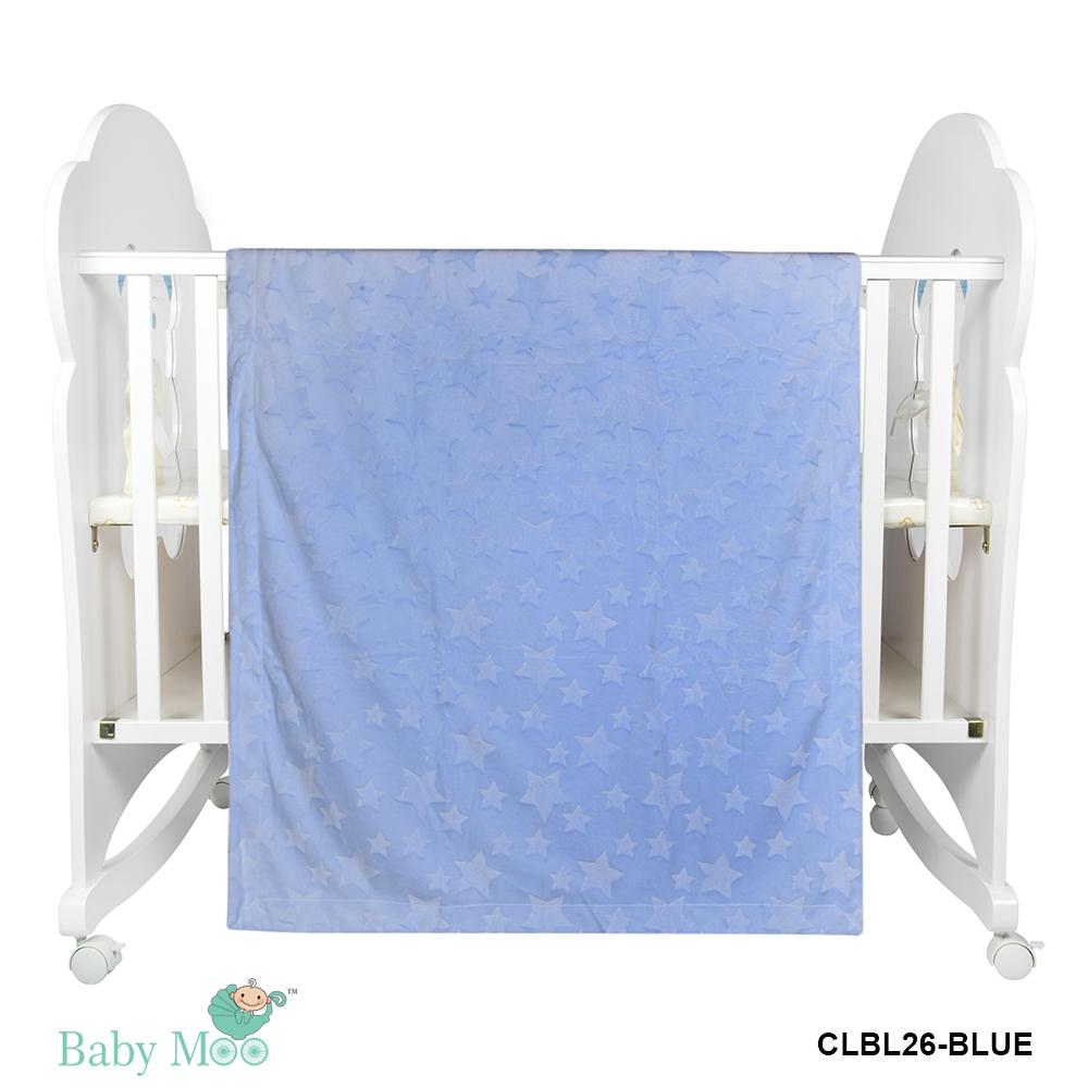 Your Star is Born Blue Soft Embossed Blanket