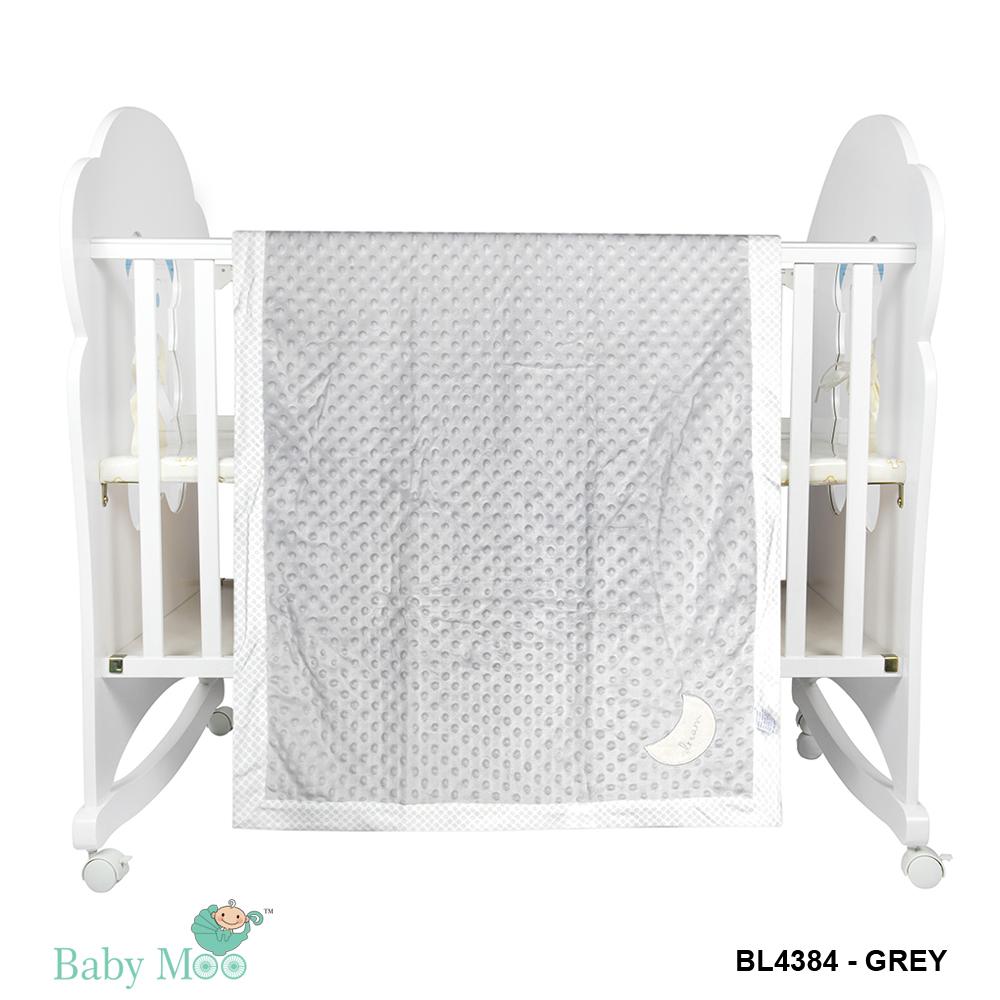 Dreamy Grey Bubble Blanket