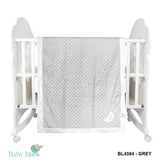 Dreamy Grey Bubble Blanket