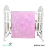 Plain Pink Double Sided Bubble Blanket
