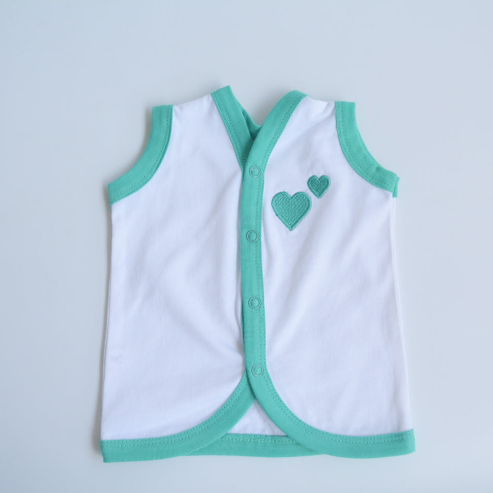 Green Hearts Babywear Set