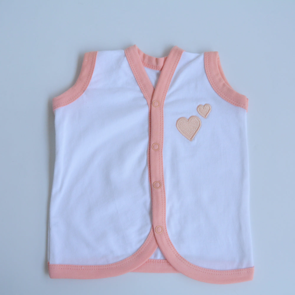 All Hearts - Doodle Baby Vests (Set of 5)