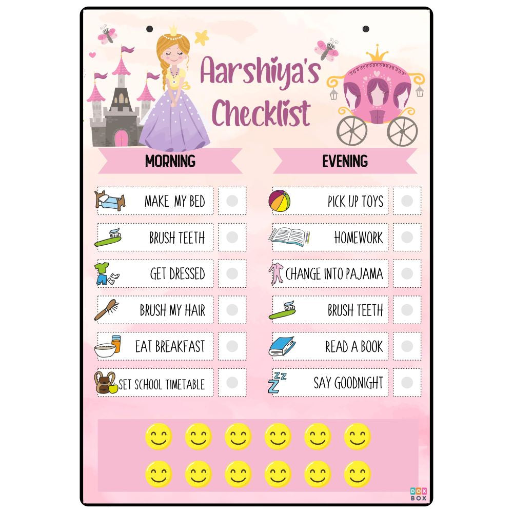 Daily Responsibility Chart -Princess