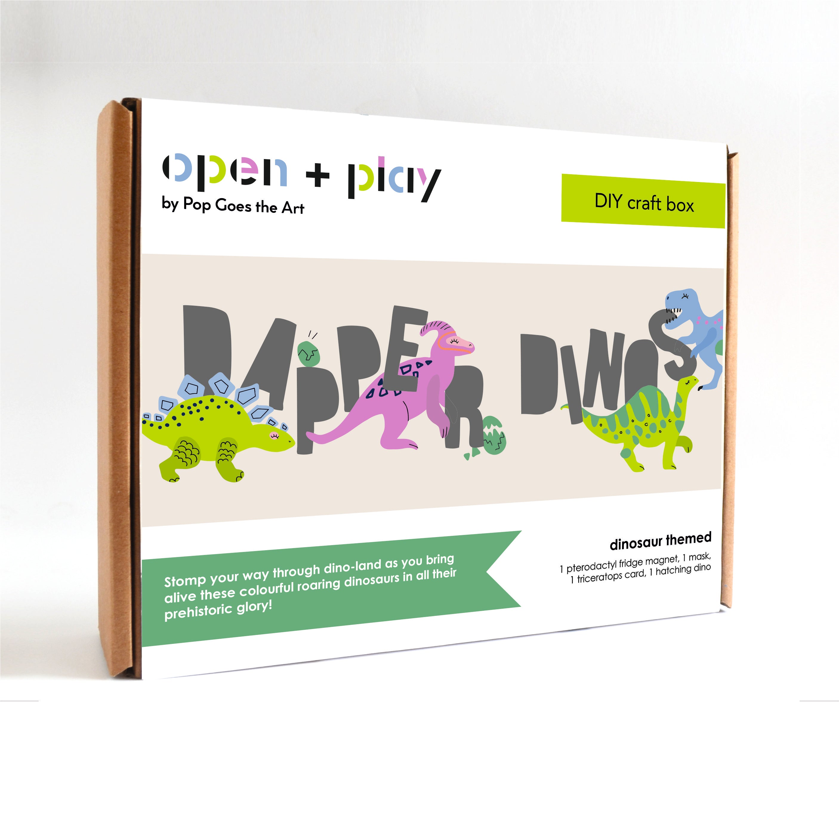 Open and Play Craft Boxes-Dapper Dinos