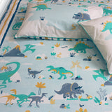 Bedsheet Set - Snooze & Roar Dinosaur - Single/Double Bed Sizes Available