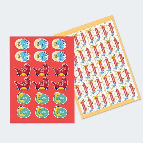 Dinosaur - Sticker-Sheet-Set-Of-2-1