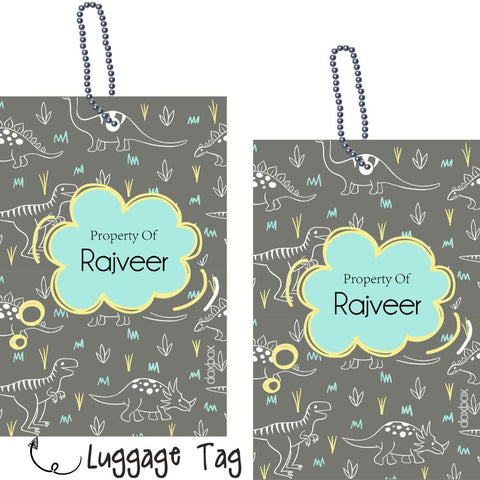 Luggage Tag - Dinasour