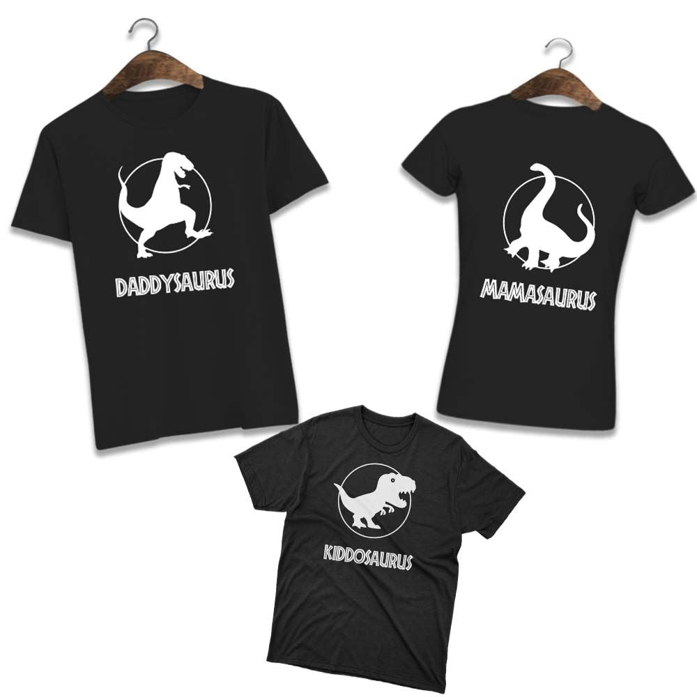 Dinosauraus Matching T-shirt Set Of 3 With Kid  (Regular)