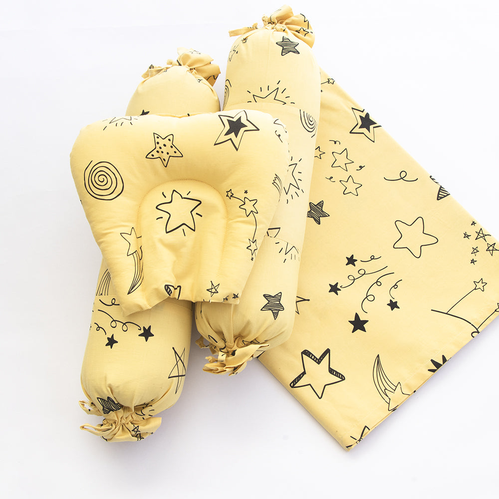 Doodle Stars - Organic Bedding Gift Basket (Collective)
