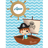 Personalised Writing Practice Books - Sailor, Set of 2