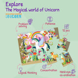 Enchanted World Of Unicorn - 12 Piece Puzzles