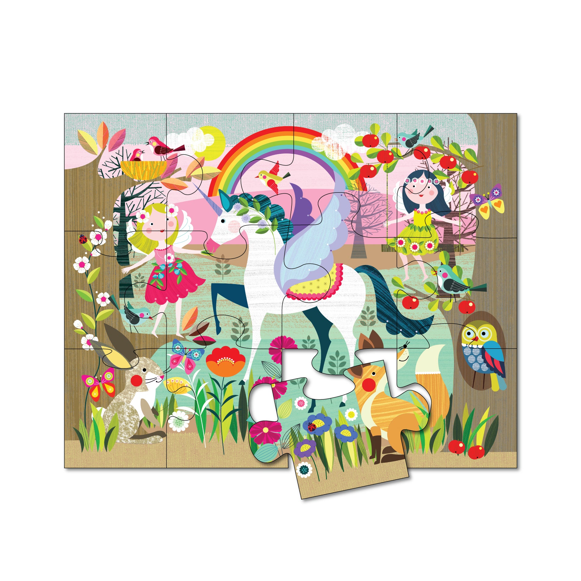 Enchanted World Of Unicorn + Circus Carnival - 37 Piece Puzzles
