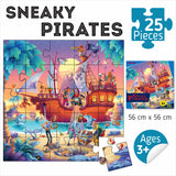 Enchanted World Of Unicorn + Sneaky Pirates - 37 Piece Puzzles