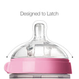 Comotomo Silicone Feeding Bottle 250ml, Pink (Twin Pack)