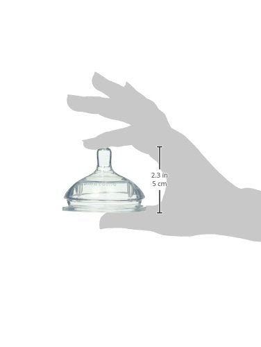 Comotomo Replacement Silicone Nipple, Medium Flow (3-6 months ,2 count)