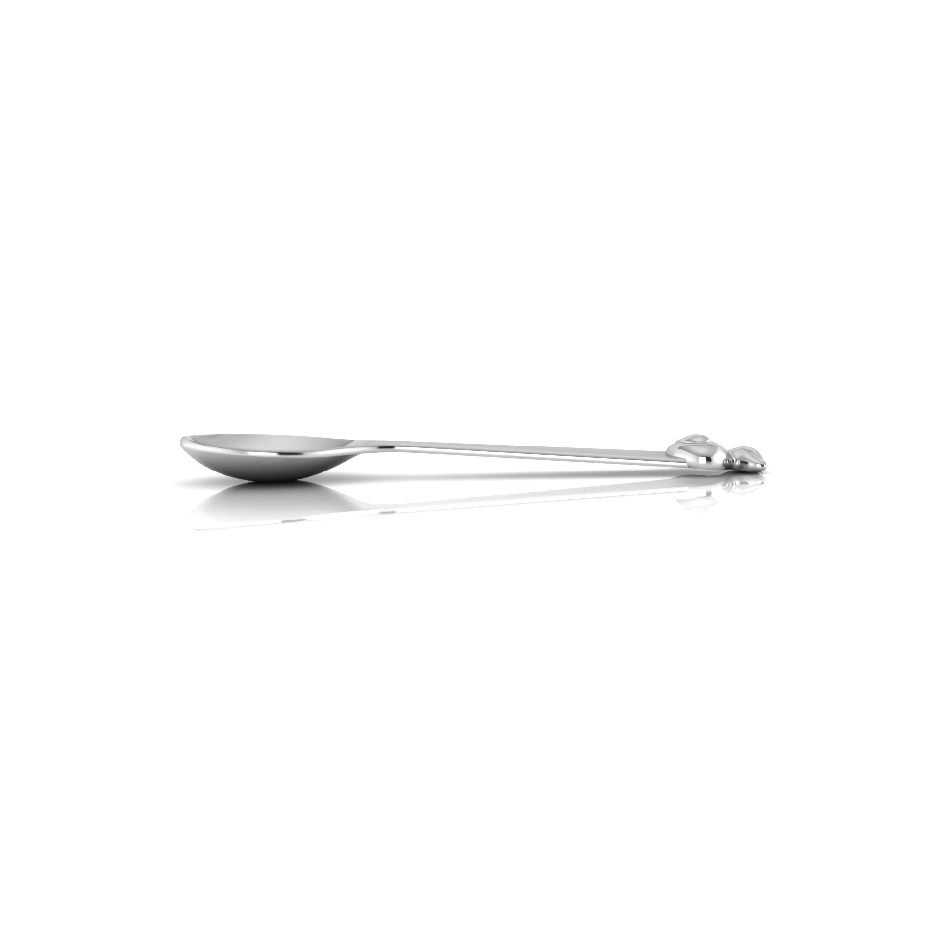 Sterling Silver Spoon/Fork Set - Duck