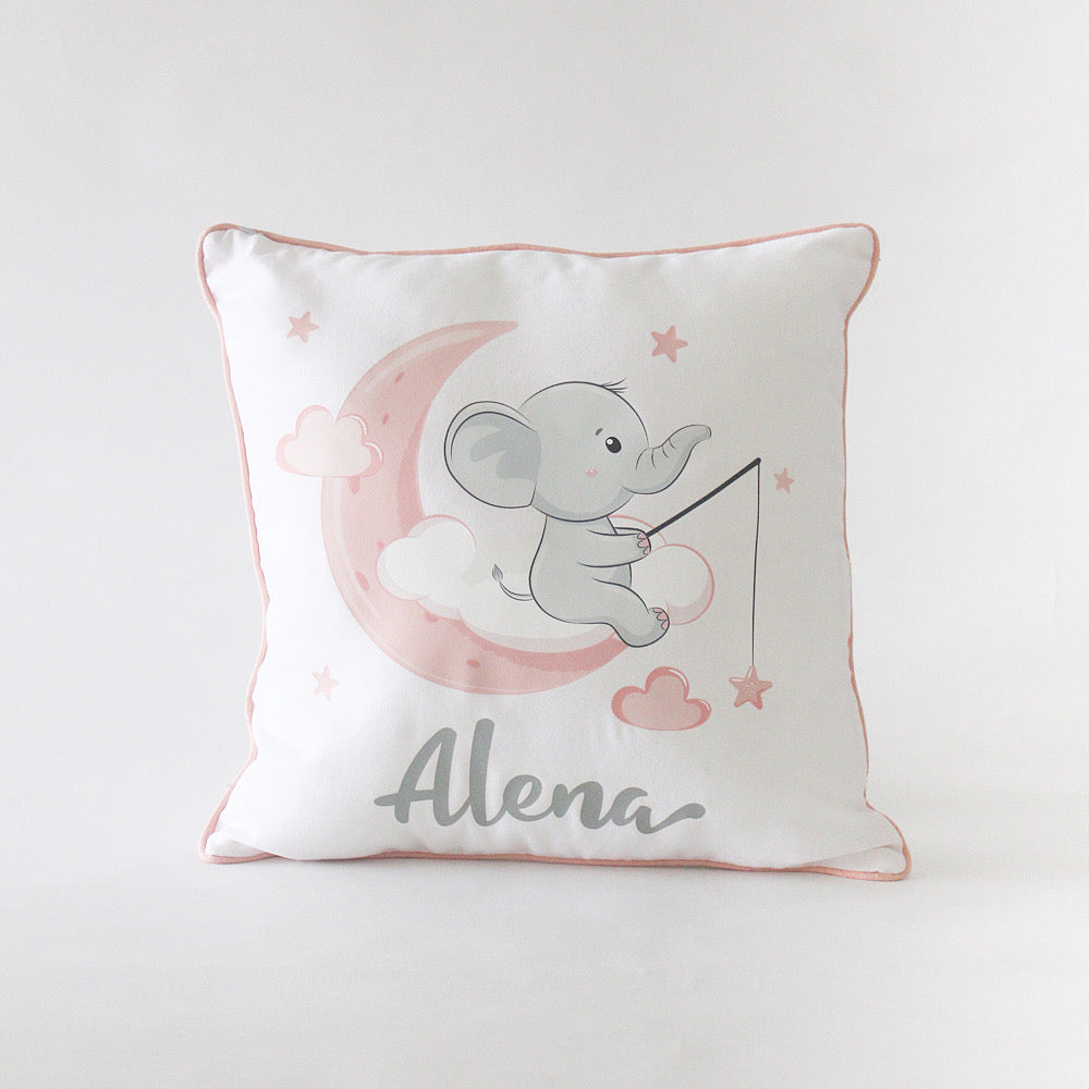 Personalised Ellie Cushion - Pink