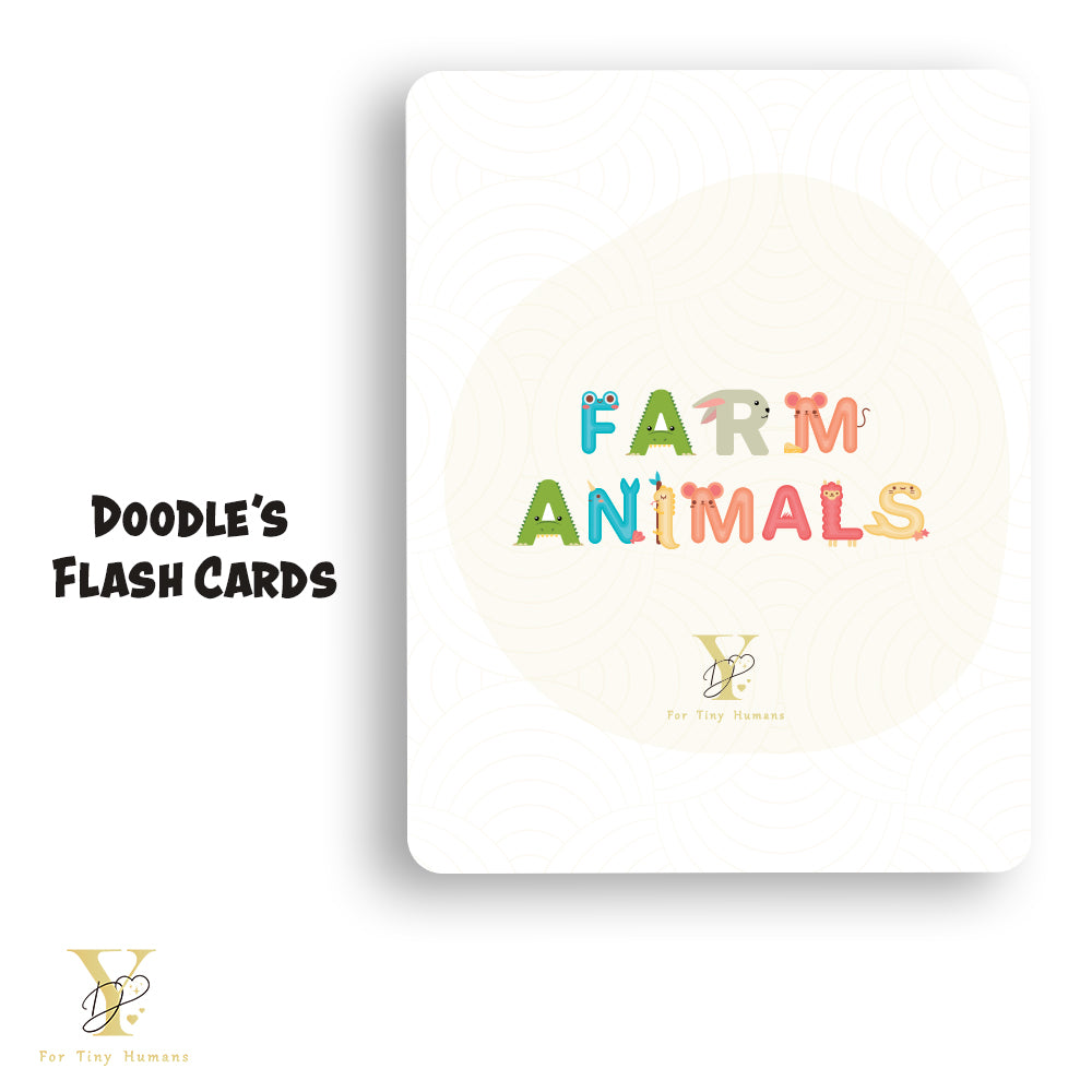 Doodle's Flash Cards - Farm Animals