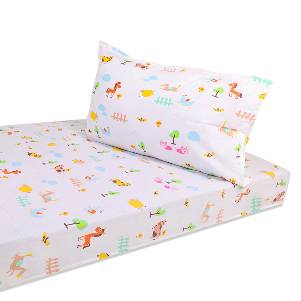 Bedsheet Set - Farmville Bedsheet, Single/Double Bed Sizes Available