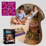 17 In 1 - Festivals Of India + Heroic Knights The Castle Savior - 53 Piece Puzzles