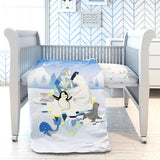 Fancy Fluff Organic Toddler Comforter - Arctic