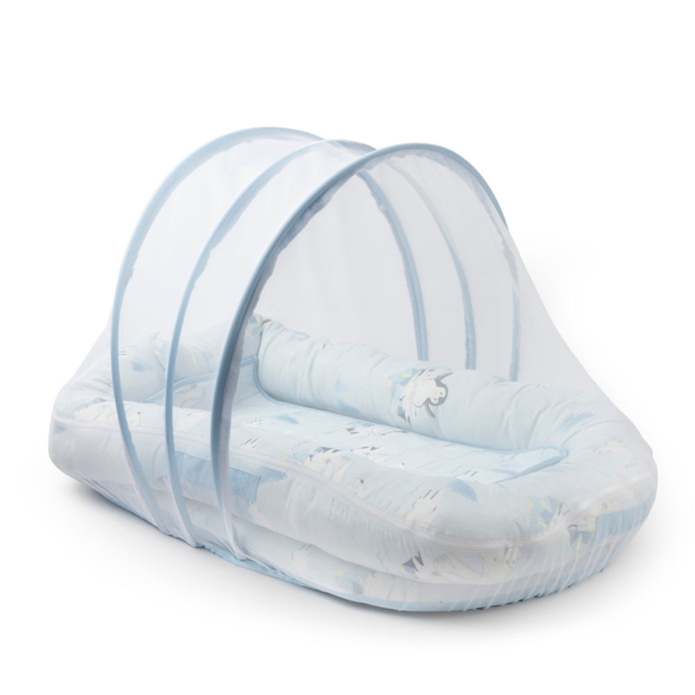 Fancy Fluff Baby Bed Net - Blue (Net Only)