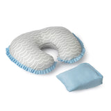 Fancy Fluff Organic Feeding Pillow With Reclining Support Pillow - Arctic
