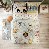 Fancy Fluff Kids 6 Pc Full Bed Set  – Animal Planet - Single/ Double