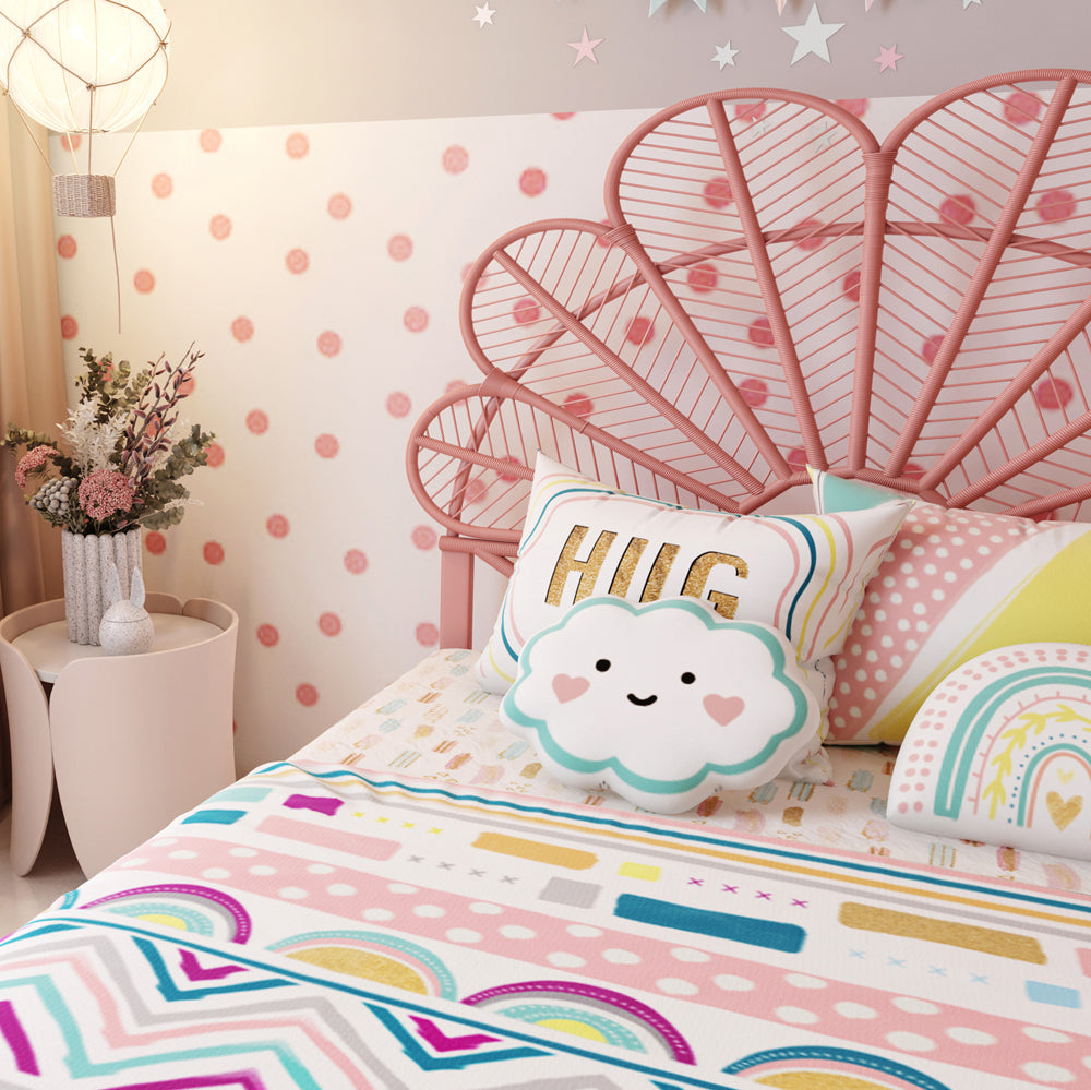 Fancy Fluff Kids 6 Pc Single Full Bed Set  – Boho Vibes