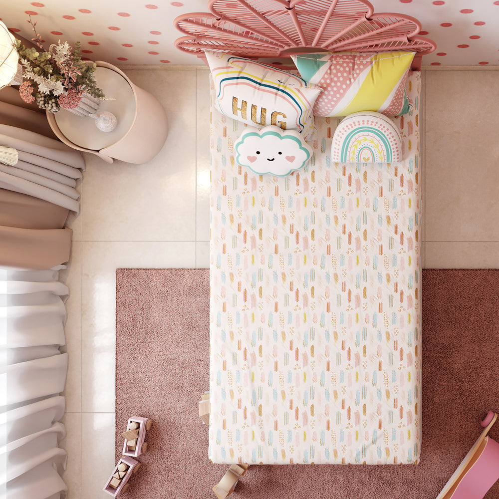 Fancy Fluff Kids Bedsheet Set – Boho Vibes - Single/Double