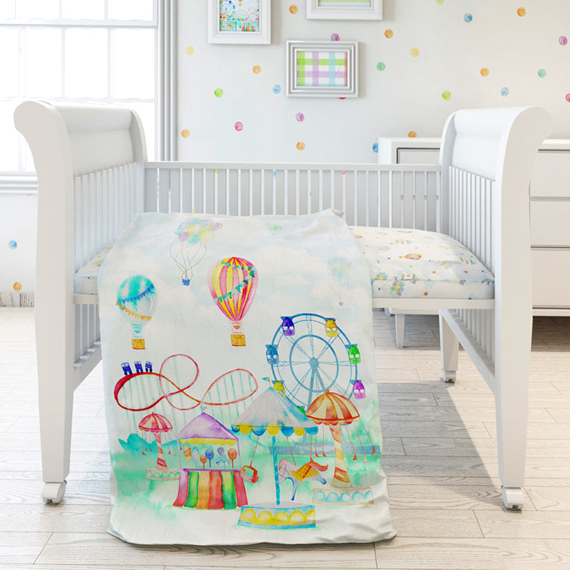 Fancy Fluff Organic Toddler Comforter - Carnival