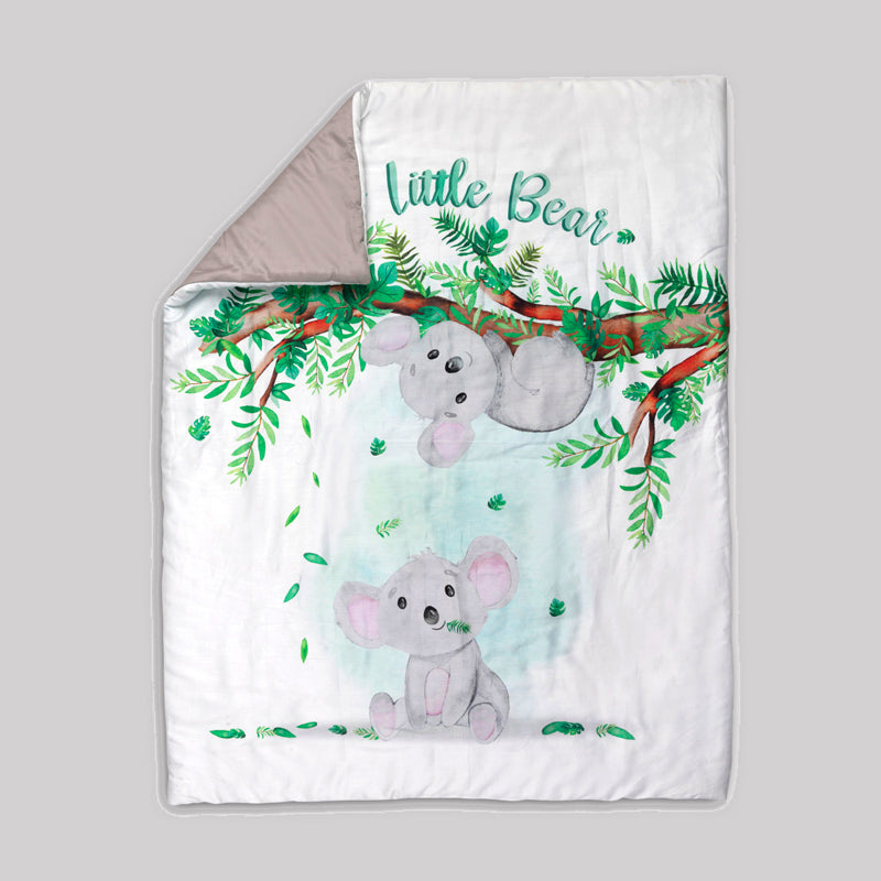 Fancy Fluff Organic Baby Comforter - Koala