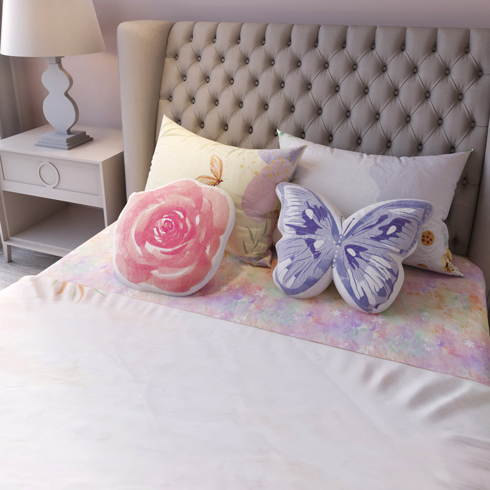 Fancy Fluff Kids 6 Pc  Full Bed Set  – Secret Garden- Single/Double