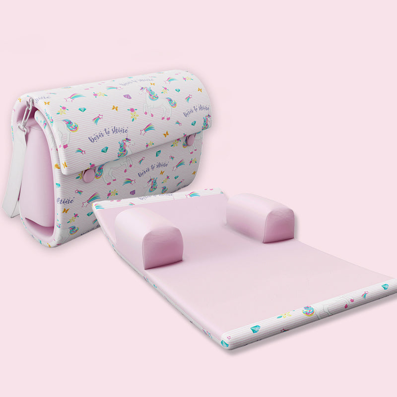 Fancy Fluff Organic Bed in a Bag - Unicorn