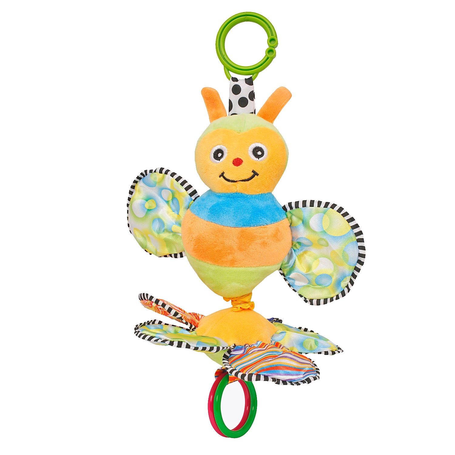 Baby Moo Butterfly Yellow And Green Musical Pulling Toy