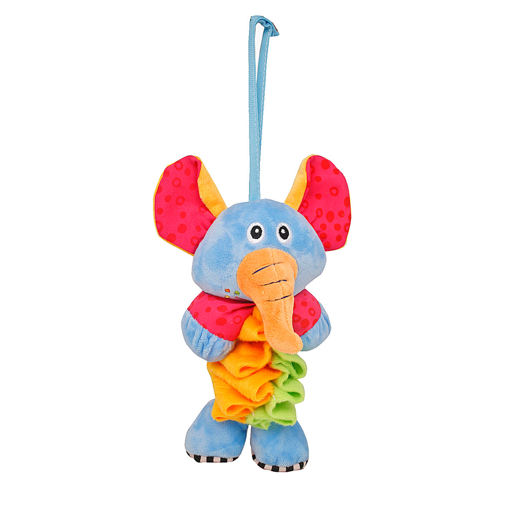 Baby Moo Elephant Love Blue Pulling Toy