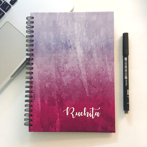 Personalised "Forever" Reusable Notebook - Watercolour