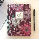 Personalised "Forever" Reusable Notebook - Floral
