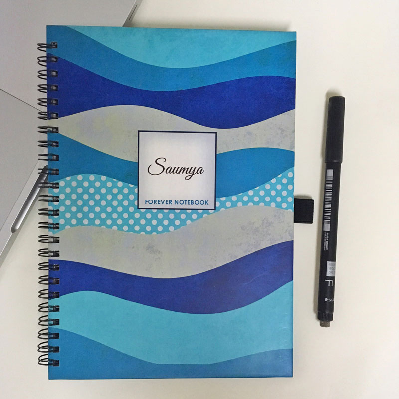 Personalised "Forever" Reusable Notebook - Ocean