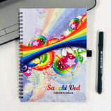 Personalised "Forever" Reusable Notebook - Psychedelic