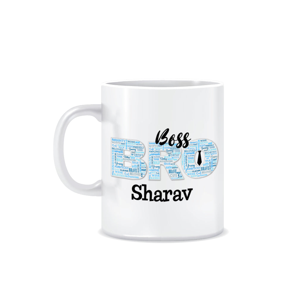 Boss Bro Personalised Mug