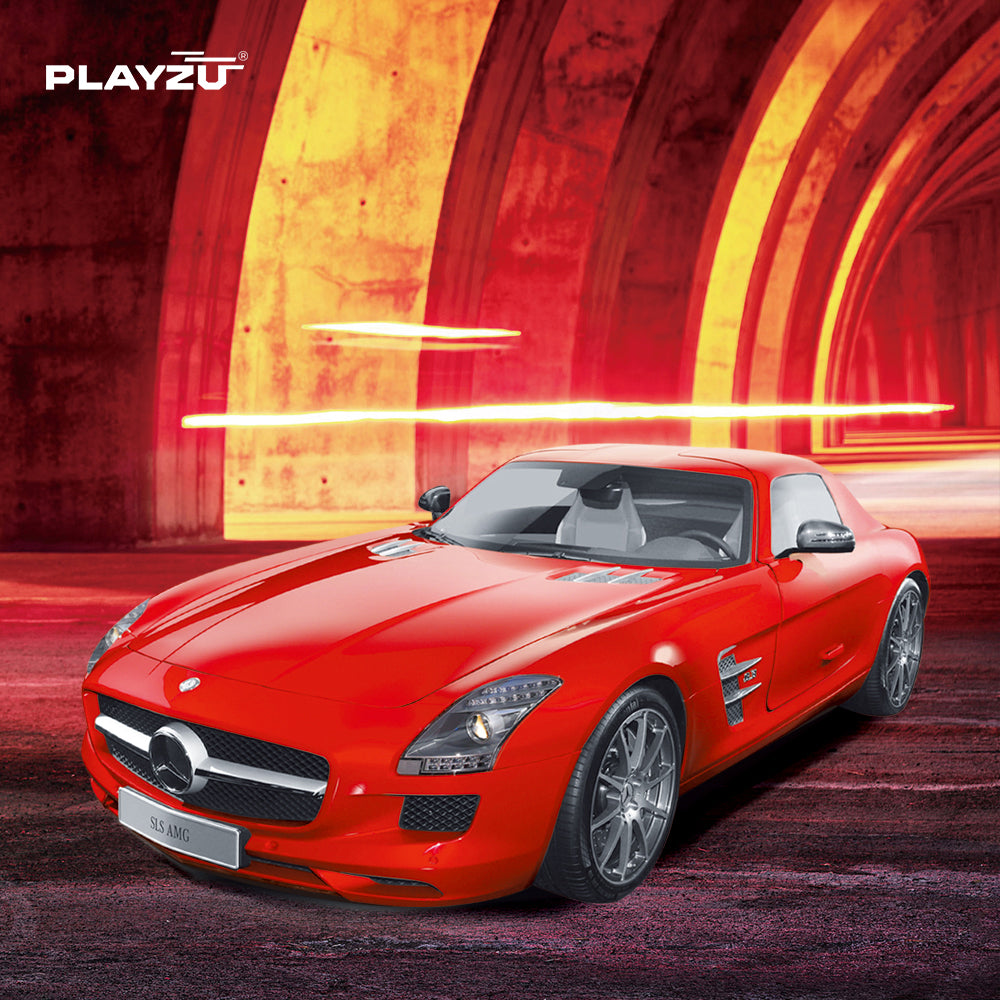 Playzu Mercedes-Benz SLS AMG (Red) R/C 1:24 R/C Car  Red 6+ Years
