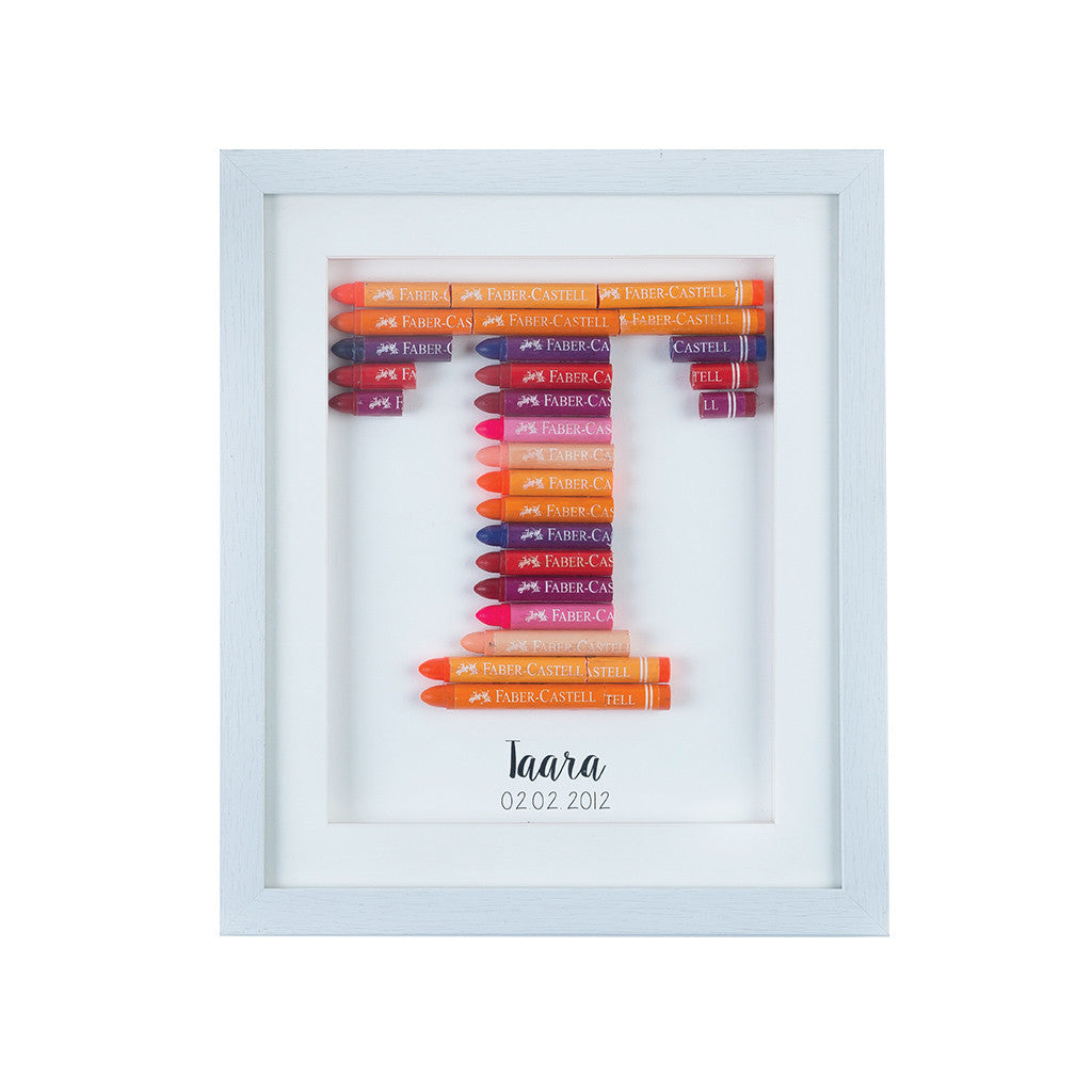 Frame - a - Crayoned Initial