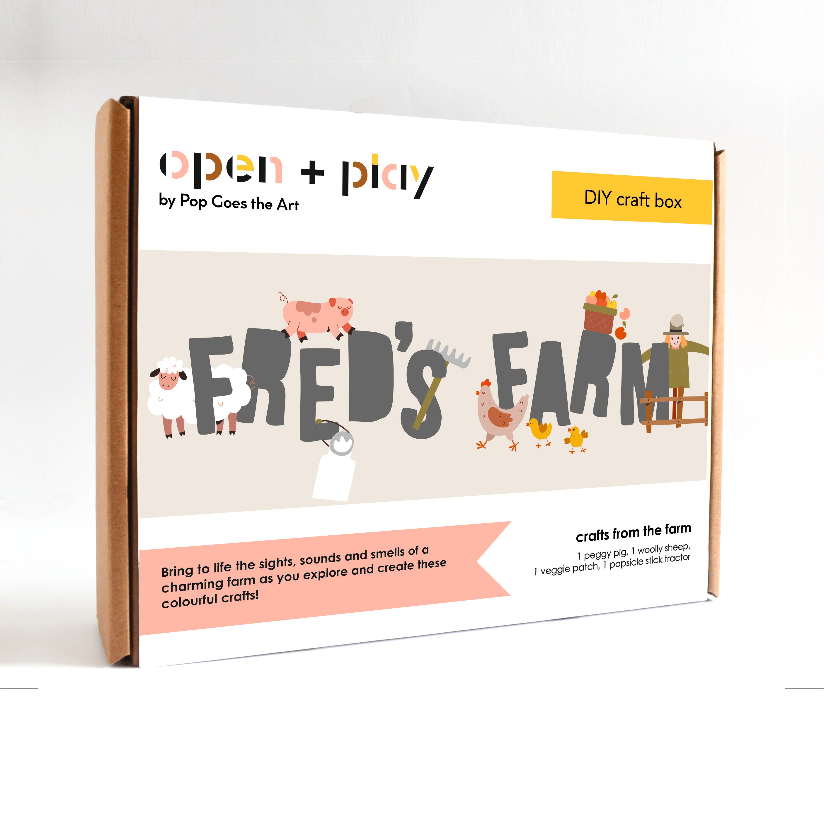 Open and Play Craft Boxes-Fred's Farm