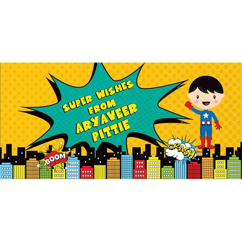 Personalised Envelopes - Superboy, Set of 25