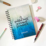 Personalised Water color Gratitude Journal