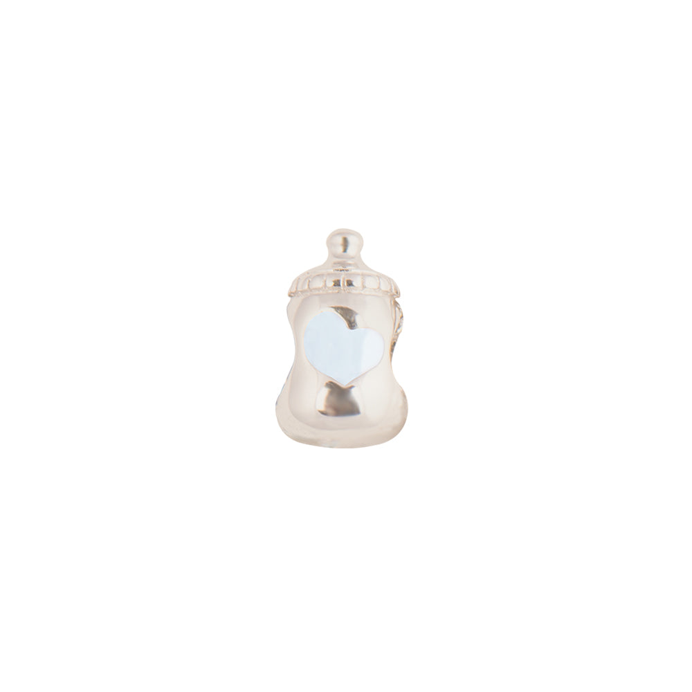 Feeding Bottle Pendant/Charm in Silver, Gold Plated Collection